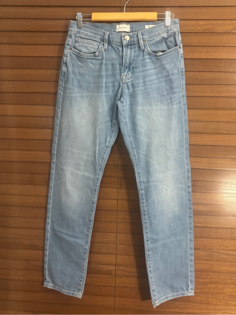 FRAME L’Homme Skinny Jeans Mens Size 31 Light Wash Blue